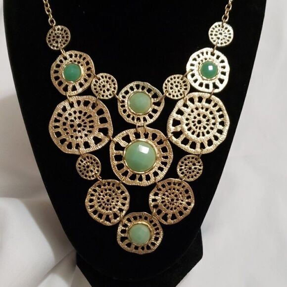 New unique circle statement necklace - Picture 1 of 3